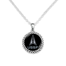 Load image into Gallery viewer, U.S. Space Force Rope Edge Necklace