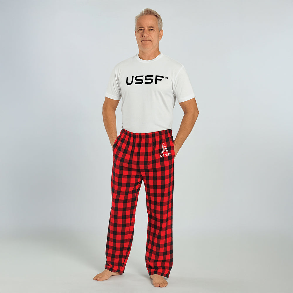 Space Force Delta Holiday Flannel Pants