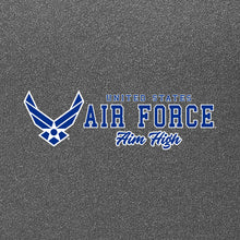 Load image into Gallery viewer, United States Air Force Aim High Performance Hood (Grey)