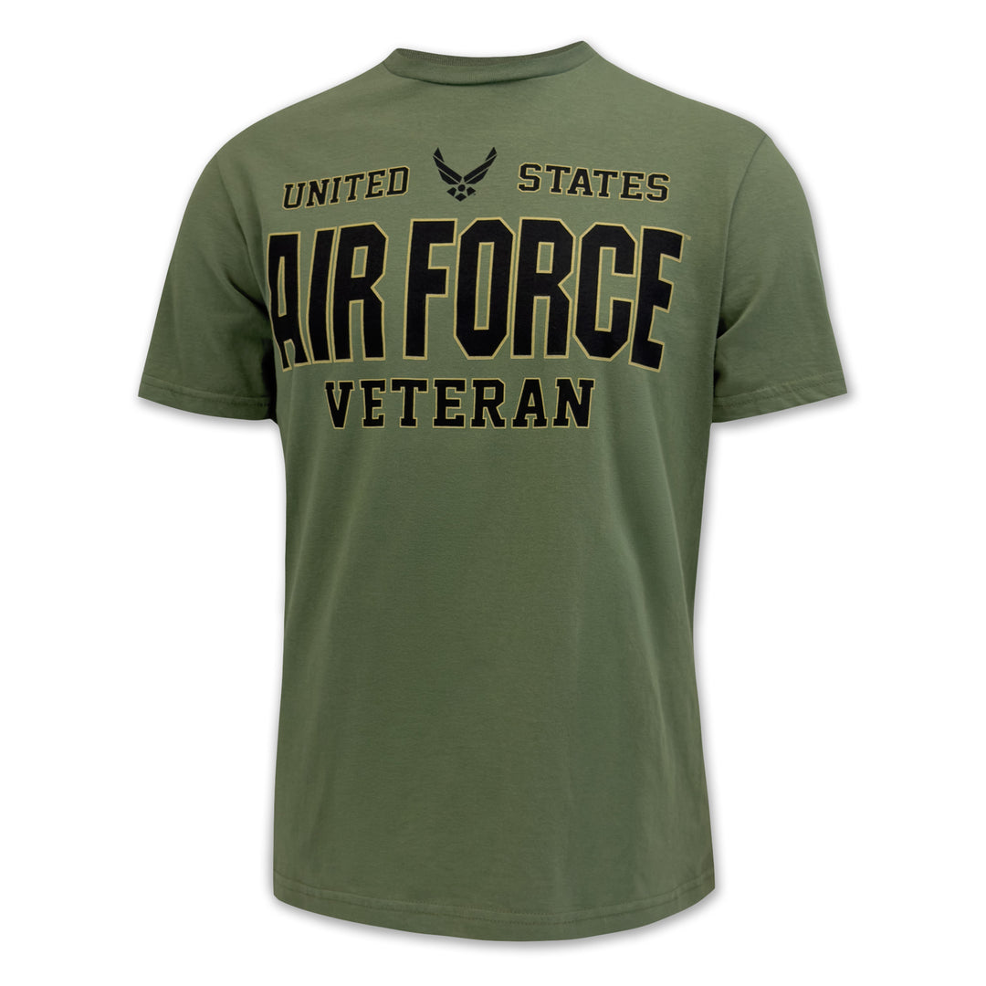 United States Air Force Veteran T-Shirt (Military Green)