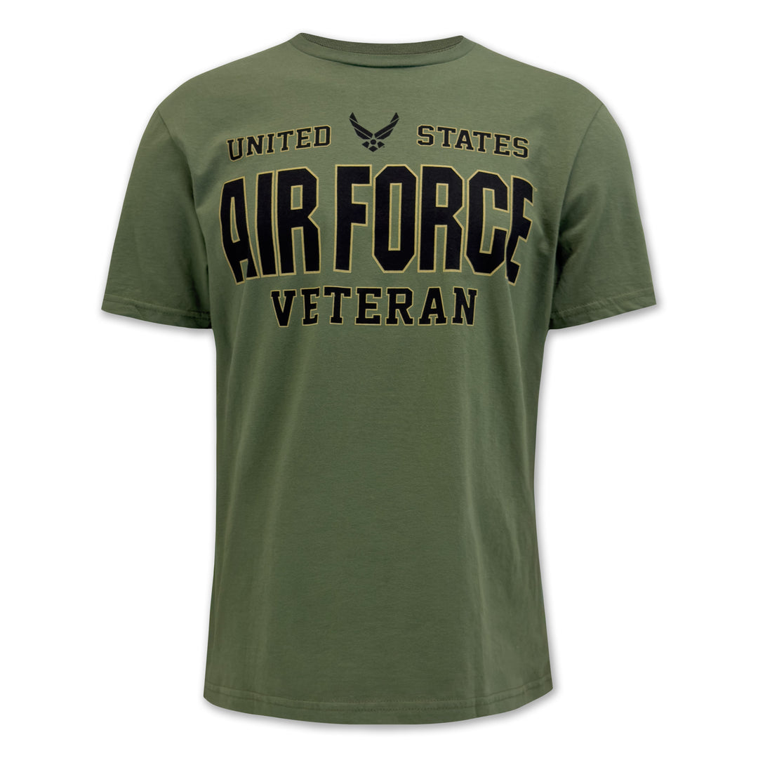 United States Air Force Veteran T-Shirt (Military Green)
