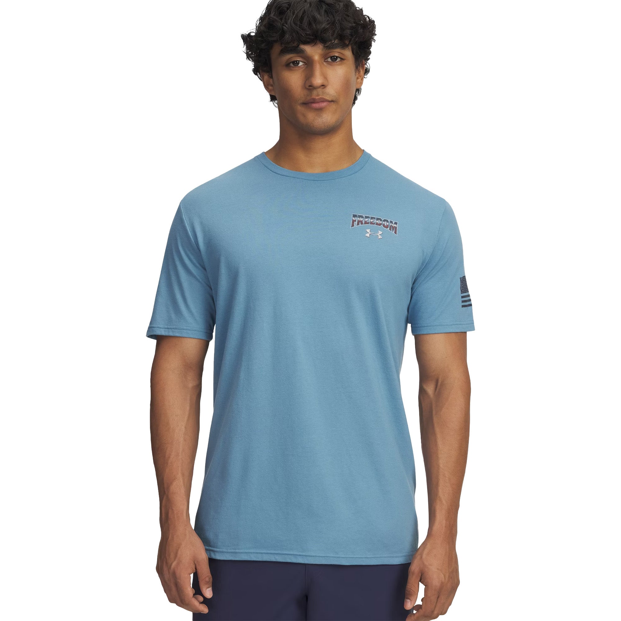 Under Armour Freedom Military Eagle T-Shirt (Blue)