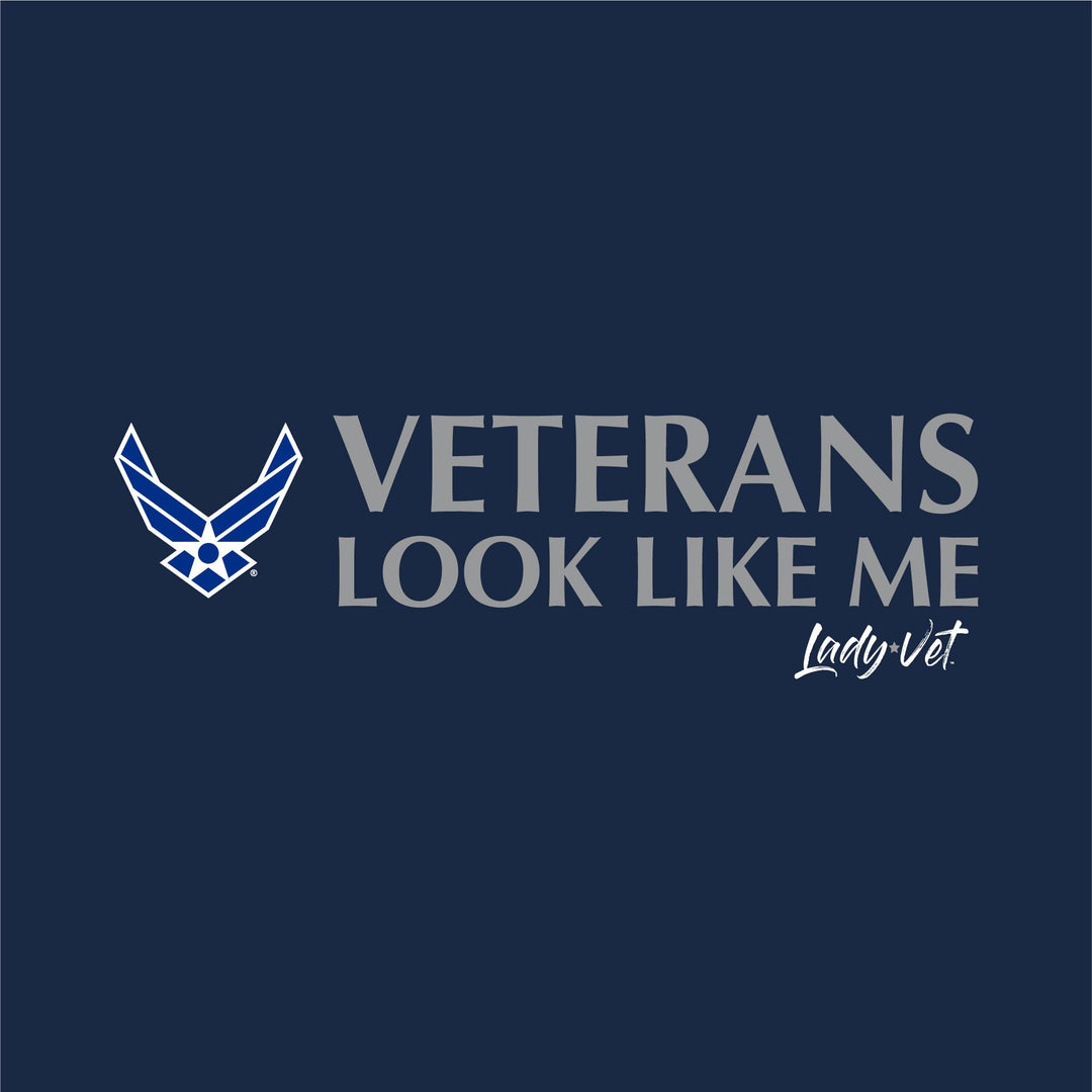 Air Force Vet Looks Like Me Ladies T-Shirt