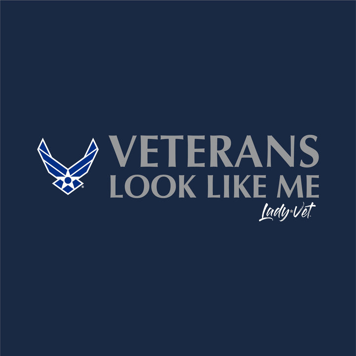Air Force Vet Looks Like Me Ladies T-Shirt