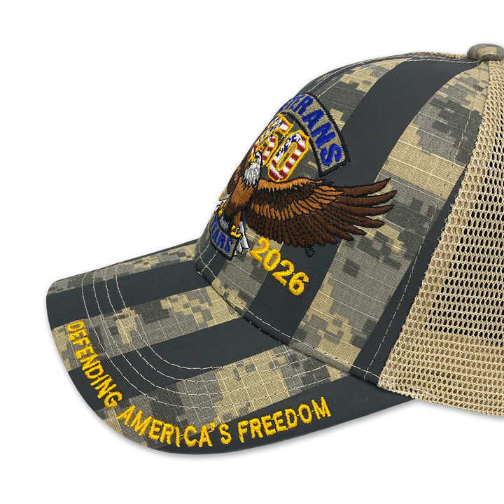 Veterans 250 Defending America's Freedom Mesh Back Hat