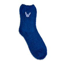 Load image into Gallery viewer, Air Force Wings Ladies Cozy Socks (Navy)