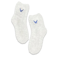 Load image into Gallery viewer, Air Force Wings Ladies Cozy Socks (White)