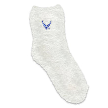 Load image into Gallery viewer, Air Force Wings Ladies Cozy Socks (White)