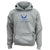 Pick Your Design Air Force Youth Hooded Sweatshirt (Grey)