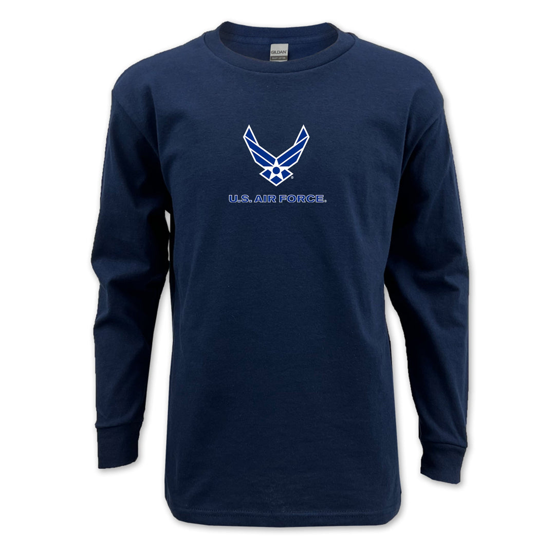 Pick Your Design Air Force Youth Long Sleeve T-Shirt
