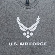 Load image into Gallery viewer, Air Force Reflective Logo T-Shirt (Charcoal)