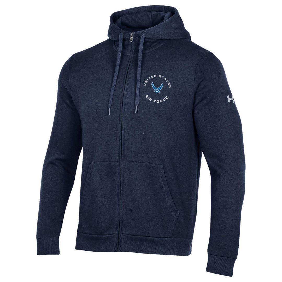 United States Air Force Wings Rival Full Zip (Navy)