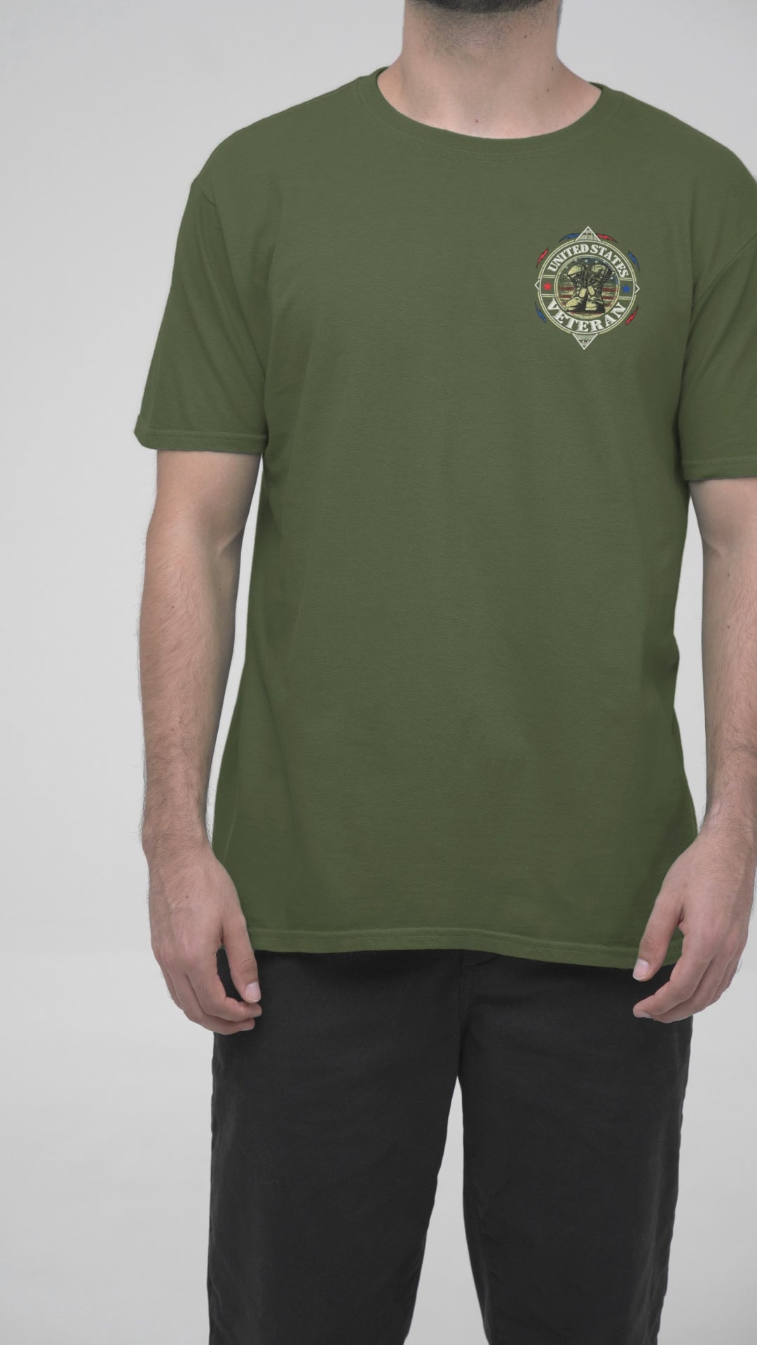 Air Force Distressed Shamrock T-Shirt (Kelly Green)