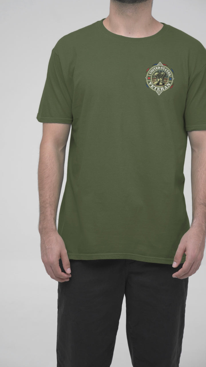 Air Force Distressed Shamrock T-Shirt (Kelly Green)