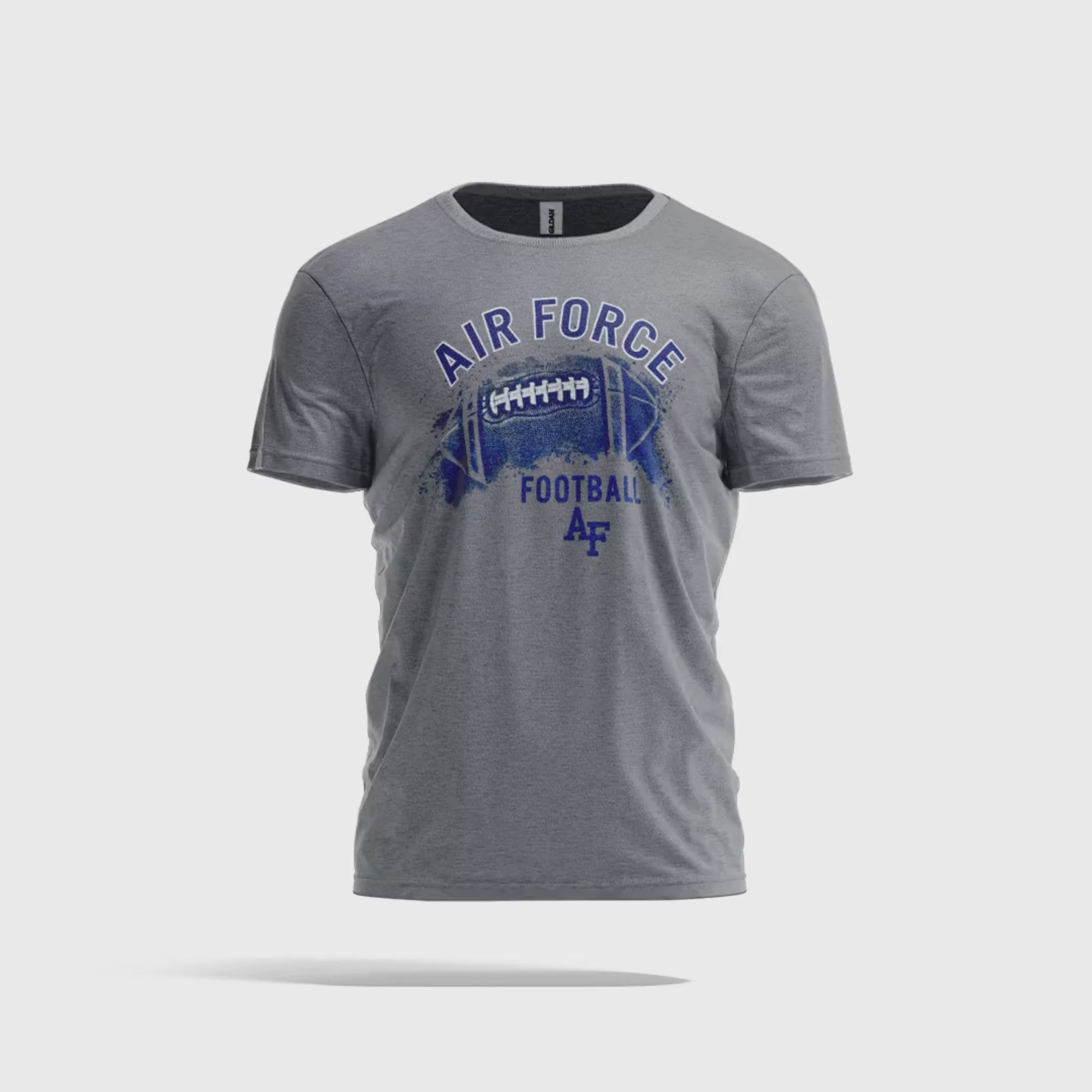 Air Force Falcons Football T-Shirt (Graphite)