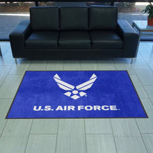 Load image into Gallery viewer, U.S. Air Force 4X6 Logo Mat - Landscape
