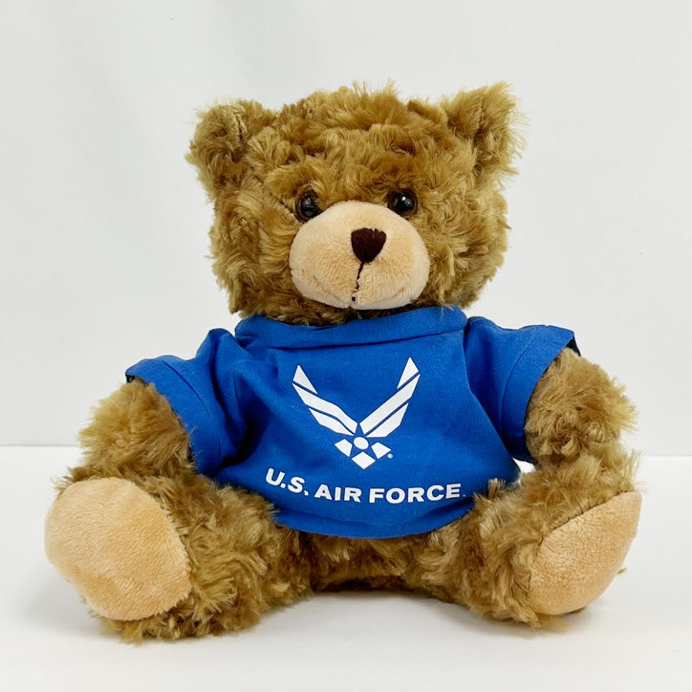 Air Force 10" Sitting Bear (Beige)