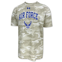 Load image into Gallery viewer, Air Force Under Armour Camo T-Shirt (Sand)