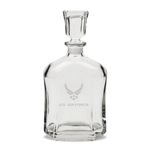 Load image into Gallery viewer, Air Force 23.75oz Crystal Whiskey Decanter