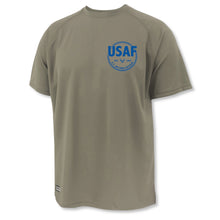 Load image into Gallery viewer, Air Force Veteran Under Armour Tac Tech T-Shirt