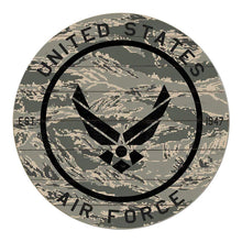 Load image into Gallery viewer, Air Force Camo Circle Sign (20x20)