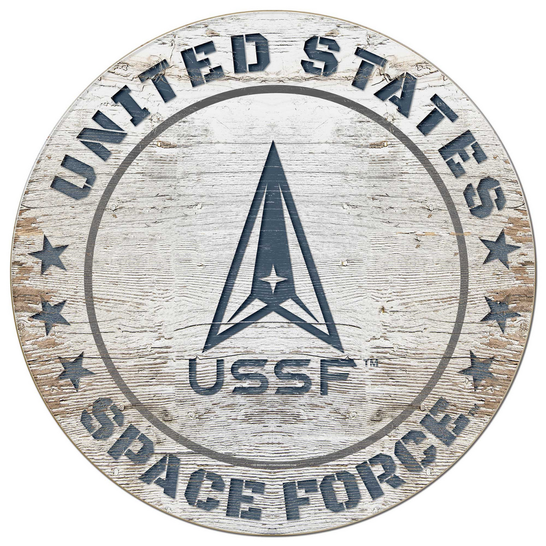 United States Space Force Painted Circle (20x20)*