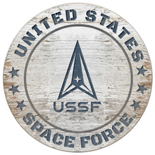 Load image into Gallery viewer, United States Space Force Painted Circle (20x20)*