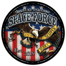 Load image into Gallery viewer, United States Space Force Fighting Eagle Circle (20x20)