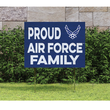 Load image into Gallery viewer, Proud Air Force Family Lawn Sign (18x24)