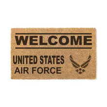 Load image into Gallery viewer, Air Force Wings Welcome Doormat