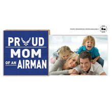 Load image into Gallery viewer, Air Force Floating Picture Frame Military Proud Mom