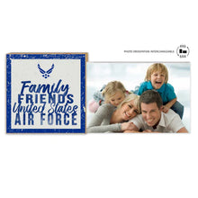 Load image into Gallery viewer, Air Force Family Friends Floating Picture Frame