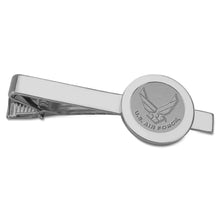 Load image into Gallery viewer, Air Force Wings Tie Bar (Silver)