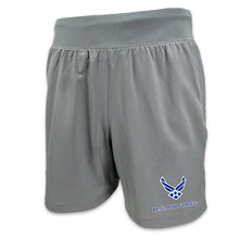 Load image into Gallery viewer, Air Force Wings Under Armour Launch Elite 5&quot; Short (Steel)