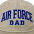 Air Force Dad Relaxed Twill Hat (Khaki/Royal)