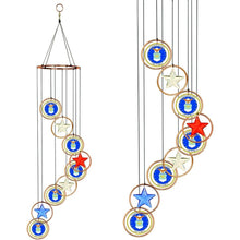 Load image into Gallery viewer, Air Force Seal Patriot Spiral Wind Chimes (32inches)