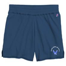 Load image into Gallery viewer, Air Force Ladies Waffle Short (Navy)