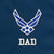 Air Force Dad 1/4 Zip (Navy)