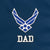 Air Force Dad Polo (Navy)