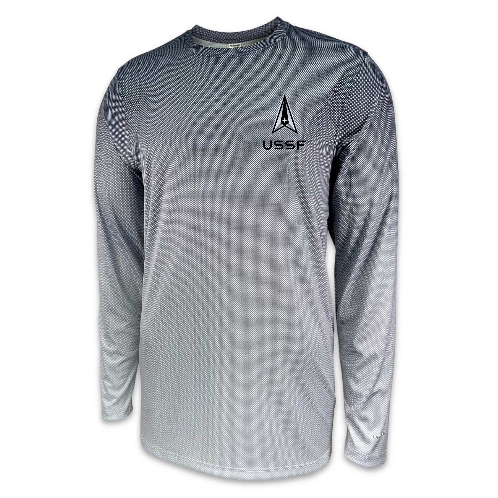 Space Force Barbados Performance Longsleeve T-Shirt (Black Charcoal)