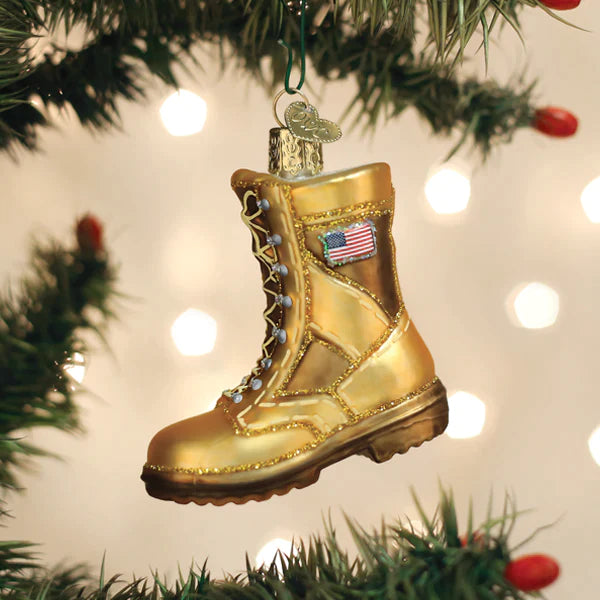 Military Boot Ornament