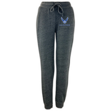 Load image into Gallery viewer, Air Force Wings Ladies Angel Fleece Pants