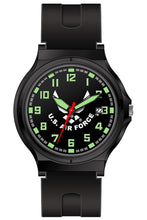 Load image into Gallery viewer, U.S. Air Force Black Strap Field Watch (Black)