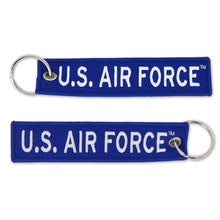 Load image into Gallery viewer, U.S. Air Force Ribbon Keychain (Royal)
