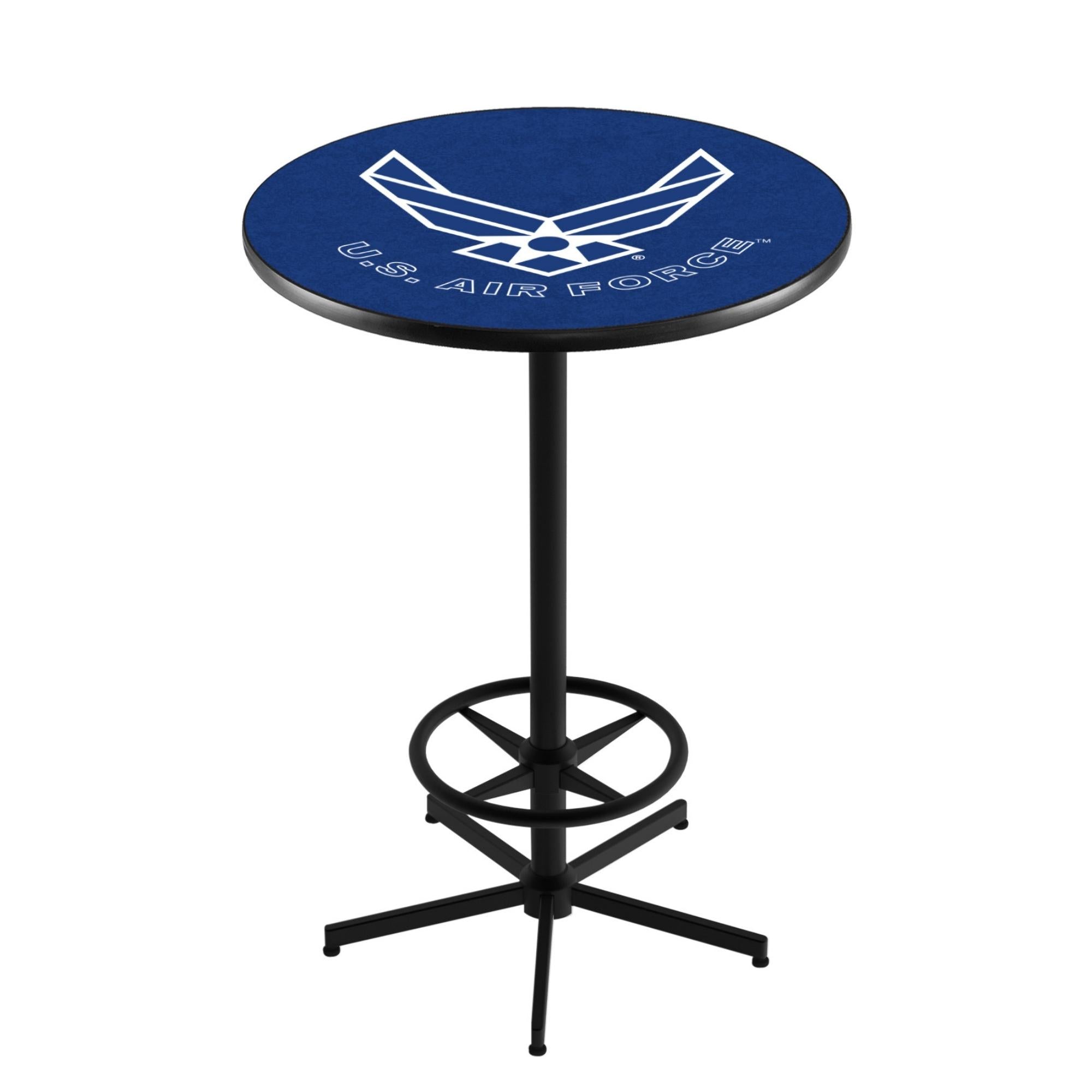 Air Force Wings Pub Table with Foot Rest