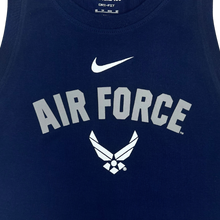 Load image into Gallery viewer, Air Force Nike Dri-Fit Cotton Tomboy Tank (Navy)