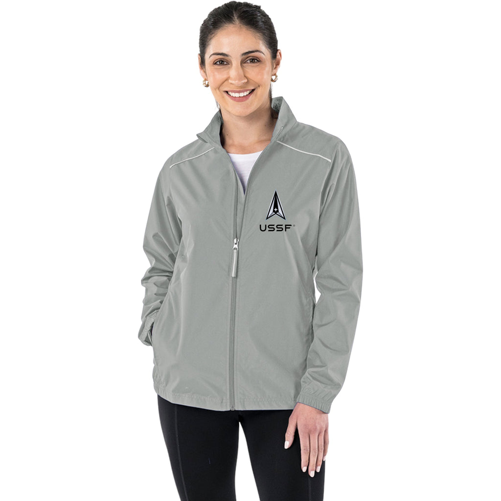 Space Force Delta Ladies Pack-N-Go Full Zip Jacket