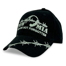 Load image into Gallery viewer, POW MIA You Are Not Forgotten Hat (Black)