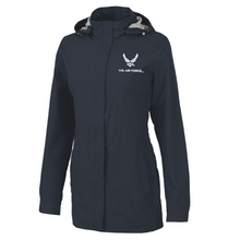 Load image into Gallery viewer, Air Force Wings Ladies Logan Jacket (Navy)