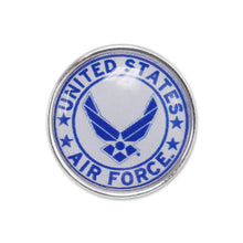 Load image into Gallery viewer, United States Air Force Wings Lapel Pin (White)